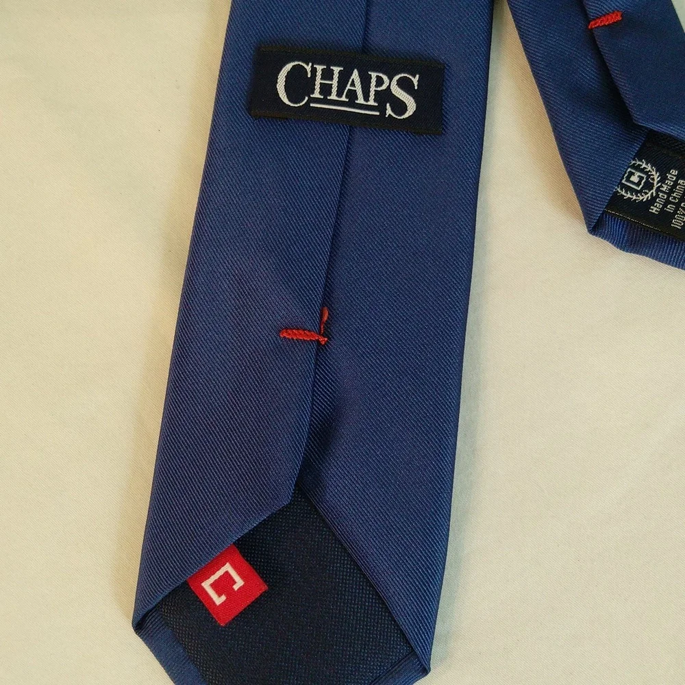 Chaps Boys Classic Navy Blue Tie